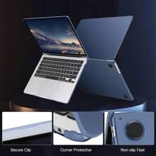 1 pièce Étui de protection transparent, léger et fin, compatible avec MacBook Air/Pro 13,3", 13,6", 14,2", 15,3", 16,2"