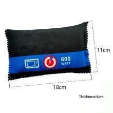 NetHong 1Pcs Car Home Dehumidifier Large Dry Bag Moisture Killer Absorber Pad Reusable(With 1Pcs ANTI-SLIP MAT) - Black - View 10