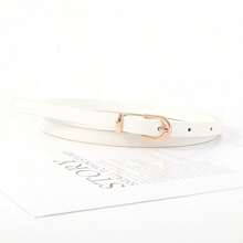 Vintage Solid Color Waist Belt For Women, Versatile Design To Match Dresses, Jeans, Lightweight Pants, Fashionable Ins Style