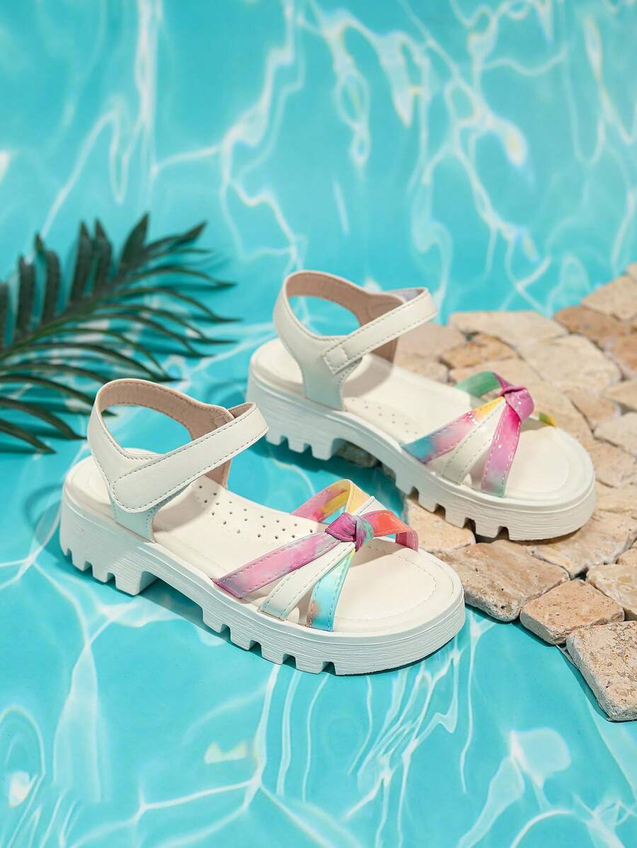 可爱女孩夏季度假休闲凉鞋 - 白色 - 查看 1