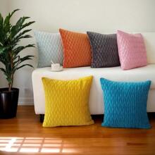 2pcs Set Super Soft Velvet Decorative Throw Pillow Covers, Square, Luxurious Texture, Cushion Covers For Sofa, Bedroom