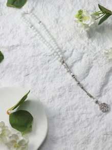 1 件/2 件 45 件 8 毫米手工黑色亚克力穆斯林念珠（多种颜色）