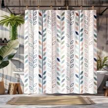 1pc Digital Printed Waterproof Antibacterial Shower Curtain Home Bathroom Decor Summer Bathroom Accessories Back To School