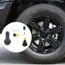 105 件黑色橡胶气门嘴 TR412、TR413、TR414、TR415 适用于标准车辆轮胎上的无内胎轮辋孔 - 105pcs(412+413+414+415) - 查看 2