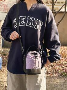 2025 New Commuter Backpack, Large Capacity, College Style, Multifunctional Messenger Bag (No Strap Included), Water Bottle Pocket, Outdoor Camping, Unisex, Shoulder Bag, Fashion Casual, Business, Gift, Water-Resistant Fabric, Travel Chest Bag, Gym Bag, Summer Sports Bag, Durable, Foldable, Expandable, Multipurpose, Zipper, Business Trip, Travel Holiday - Multicolor - View 10