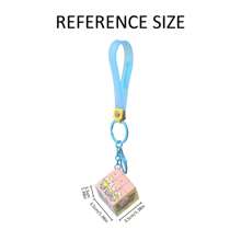 Miniso Mặt dây chuyền/móc khóa hình khối Minions họa tiết hoa - Nhiều màu - Xem 2