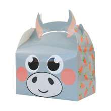 16pcs Farm Animal Tote Bag Farm Theme Candy Gift Box Perfect For Birthday Parties And Celebrations - Multicolor - View 19