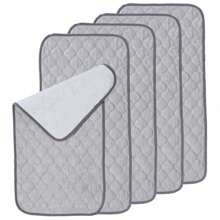 Almohadilla cambiador de pañales para bebés, amigable con la piel, impermeable, reutilizable