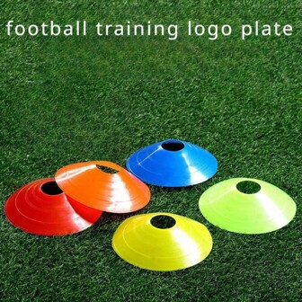 20pcs PVC Soccer Training Cones - Suitable For Agility And Speed Drills, Ideal For Youth Athletes
