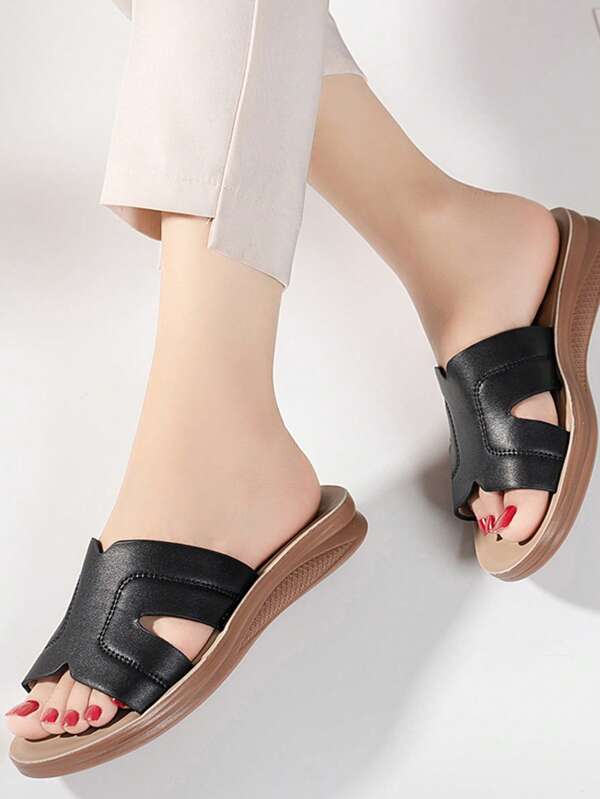 Sandalias planas para mujer, suela antideslizante, plantilla cómoda, casuales y elegantes. Sandalias de uso diario | Diseño con tiras cruzadas | Construcción duradera, las gafas talla grande vendidas de siempre para mujer con tira de , inspiradas en el lujo, plantilla recortada, plataforma de PU tostado