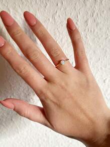 925 Sterling Silver Vintage Palace Style Opal Inlaid 14K Gold Plated Ring, Suitable For Vintage Elegant Wedding, Festivals, Anniversary Gift For Women