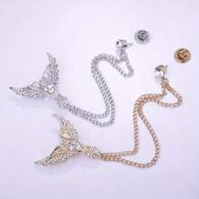 1pc Men's Eagle Wing Tassel Brooch Pin, Business Suit Chest Pin Decoration, Suitable For Hosts, Formal Parties And Banquets - Brooch - View 9