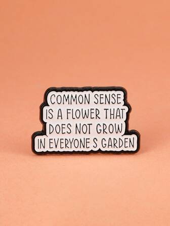 1 st unik språkbrosch zinklegeringsmärke som passar både män och kvinnor som presentsmycken till vänner