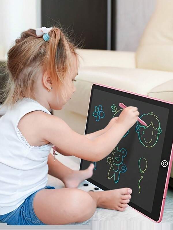 1pc 12Inch Writing Tablet Electronic Digital Writing Colorful Screen Doodle Board Handwriting Paper Drawing Tablet Gift For Adults At Home School And Office(Some Parts Are Sent Random),Back To School