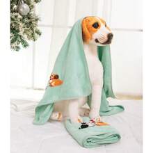 1 件超强吸水猫/狗爱好者礼物和狗/猫妈妈爱宠物美容毛巾，柔软珊瑚绒速干毛巾，猫/狗爱好者礼物和狗/猫妈妈爱宠物沐浴淋浴毛巾，适合狗爱好者和狗妈妈爱和猫爱好者和猫妈妈爱