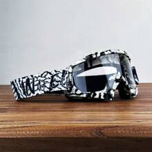 1 pieza de gafas de esquí y alpinismo, gafas de motocicleta, gafas resistentes al viento, gafas para deportes al aire libre, gafas de motocicleta de nieve y todoterreno, gafas de esquí, gafas antiviento para actividades al aire libre