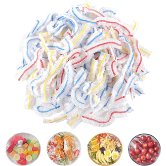 100/300/500 Pcs/Pack, Reusable Elastic Silicone Food Wrap, Fresh Keeping Covers, Dustproof Food Protector, Keeps Your Food Fresh And Safe