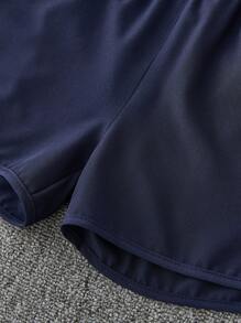 Conjunto de 3 piezas de shorts deportivos de moda para niñas