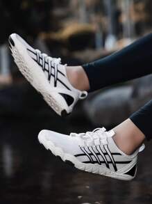 Wide Toe Width Barefoot Style Walking Shoes, Unisex Aqua Shoes Suitable For Men & Women, Water Sports, Swimming Pool, Beach, Boating, Surfing, Yoga