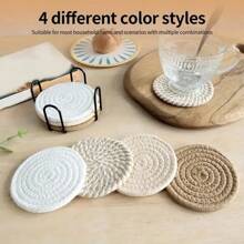 Nt Coasters For Drinks, Minimalist Cotton Woven Coasters Coffee Table Decor Boho Cute Cup Coasters