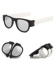 2025 Hot Selling Unisex High Quality Fashion Colorful Wristband Style Sports Eyeglasses, Flexible Wrist Folding Outdoor Sports Glasses For Summer Beach Vacation,Outdoor,Travel - Multicolor - View 16