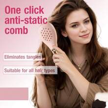 1pc/Telescopic Automatic Hair Cleaning Brush, Press-Type Hair Comb One-Click Cleaning Comb, Create A Healthy Scalp Environment Anti-Static Massage Eliminates Knotted Hair To Make Hair Soft, Suitable For All Hair Types, Convenient Portable Styling Tools Ladies' Gift Mother's Day Gift,Back To School,Travel Holiday Essentials,Hair Accessories For Women,Hair Brush,Hairbrush,Hair Combs,Barber,Hair Tools,Hair Products,Hair Accessories,Slick Back Brush,Hair Care,Hair Comb,Barber Accessories,Comb Hair,Curly Hair Brush,Travel,Hair Stuff,Detangling Brush,Ball Brush,Mini Hair Brush,Hair Accessories,Curly Hair Products,Hairdressing Equipment,Christmas,Barber Accessories,Hair Accessories,Hairdressing,Wooden Comb,Travel Essentials,Hairstyle,Hairdressing