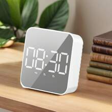 LED Clock Student Alarm Clock Plug-In Dual-Purpose Large Screen Display Digital Clock Temperature Clock Room Decor Bedroom Decor Dormitory Decor Back To School Home Decor School Supplies