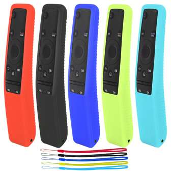 1 pieza Funda de silicona compatible con el control remoto de la serie BN59 de Samsung Smart TV