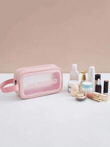 1 件便携式旅行化妆包，女士防水化妆包，带隔层，大容量洗漱用品收纳包，PU 皮革，适合女性、母亲、学生、宿舍、海滩、邮轮旅行、暑假必备的礼物 - 彩色 - 查看 7