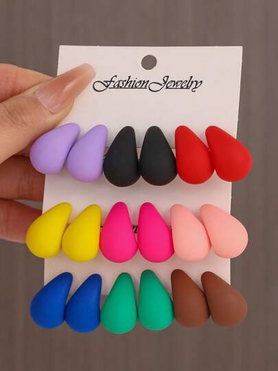 6-18 قطعة من القلادات الملونة بتصميم كلاسيكي أنيق، مناسبة للارتداء اليومي، العطلات، الأناقة، الحفلات، الأزواج في الشاطئ والتزلج على الأمواج، منتج شائع (بدون تغليف بطاقة) (معبأة في أكياس)