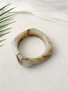 1pc Women's Minimalist Asymmetric Multicolor Semi-Transparent Bracelet, Fashionable & Versatile - Bracelet - View 22