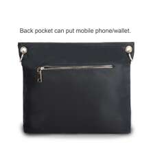 1 pieza Bolso de hombro casual para mujer, bolso bandolera cruzado de nailon resistente al agua con múltiples bolsillos, bolso de bandolera de moda