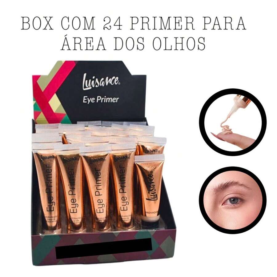 Box Kit With 24 Primers Plus Tester For The Eye Area Luisance Eye Primer - transparente - Ver 1