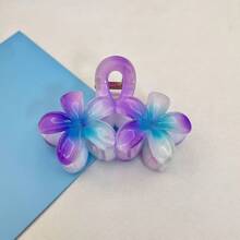 Double-Paired Flossom Clip Candy Gradient Color Flower Hairpin Female Hair Accessories Headdress