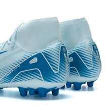 Nike 男士足球鞋，冰川蓝 AG 鞋钉，ZM SUPERFLY 10 ACADEMY AG 足球鞋，适用于比赛和训练，FQ8329-400 - 冰川藍/黑 - 查看 5