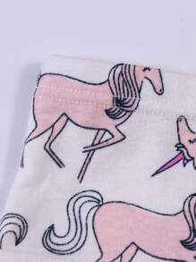 6 Pieces Young Girls Soft Underwear Toddler Briefs Soft Undies