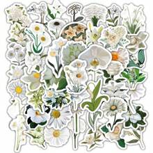 60 Pcs Waterproof Floral & Botanical Sticker Set For Decorating Motorcycle, Desk, Wall, Scrapbooking, Notebook, Laptop, Water Bottles, DIY Uses