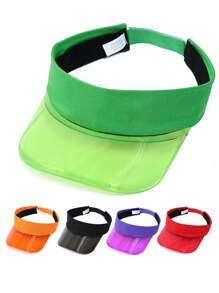 Casquette de baseball à bord transparent, chapeau léger de protection solaire casual, visière mode et polyvalente coupe-vent, convient pour le printemps et l'été