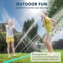 1 Set Manguera de rociado universal verde de PVC | Longitudes de 3m-30m para enfriamiento de trampolines y riego de jardines