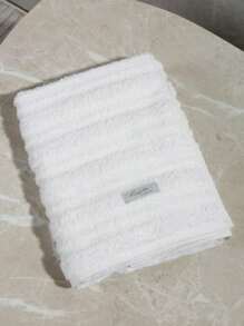 Set Of 4 Super Thick Loft Soft Bath And Face Towels 100% Cotton High Weight 600g - 白色 - 查看 2
