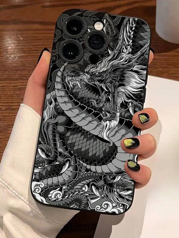 1pc New Dragon Eye Skin Shockproof TPU Phone Case Compatible With Iphone 14/14Pro Max, 13/13Pro Max, Galaxy S25 Series, Honor X6A, X7B, X8B, 13C, Note 13 Waterproof Anti-Fall Scratch Resistant