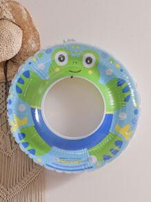 1pc Swimming Ring Frog Penguin Pattern Green Adult Swimming Ring Water Supplies