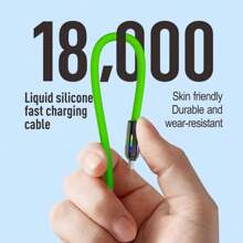 kamyuurs Kamyuurs With LED Light USB C To USB C Cable 240W (Compatible100w, 85w, 60w, 45w)Silicone C-C Charging Cable, Compatible With IPhone 15 16 Compatible With Huawei Compatible With Samsung Compatible With Xiaomi Series Fast Charging Seven Color Breathing Light(Attention: The Charging Light Interface Has A Light, Not A Seven Color Data Cable)