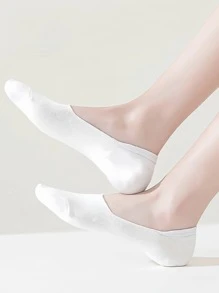 1/4/6/12 Pairs Thin Non-Slip Breathable Moisture-Wicking Low Cut Invisible Socks - Multicolor - View 11