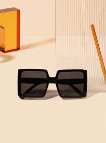 1 pieza Gafas de moda para mujer con marco cuadrado clásico y estampado de leopardo bohemio, para disfraces y fiestas