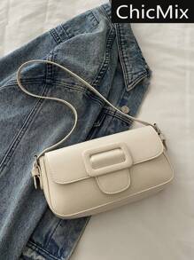 Geantă la modă și simplă pentru decorare cu centură, geantă de umăr casual, potrivită pentru cumpărături, portofele, cumpărături, femei tinere, studenți, nou-veniți, muncitori cu guler alb. Sunt foarte potrivite pentru birouri, universități, muncă, afaceri, navetă, activități în aer liber, călătorii și ieșiri