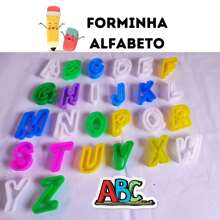 26 FORMINHA DE MODELAR LETRAS CORTADOR (ALFABETO COMPLETO)