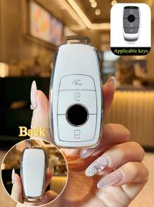 1 件 TPU 汽车钥匙包保护套，适用于梅赛德斯奔驰 E C S GLC 级 E200 E400 E63 W213 S550 S560 C260 A200 车型 - 彩色 - 查看 9