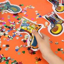 10Pcs Vibrant Handheld Confetti Cannons - Colorful, Easy-To-Use, And Reusable Party Poppers For Unforgettable Birthdays, Weddings, Celebrations, And Special Occasions - Add Fun And Surprise To Your Events