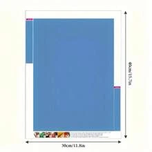 2025 年新款热销动漫主题 5D DIY 钻石画套装，斑马与花卉女人，圆形亚克力钻石，马赛克艺术套装，全钻墙面装饰 - 彩色 - 查看 6